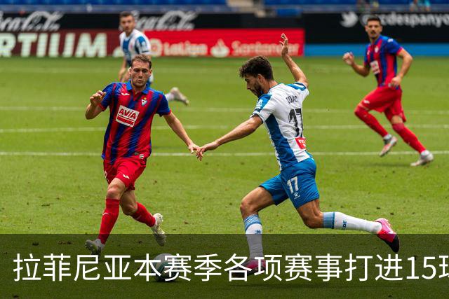 拉菲尼亚本赛季各项赛事打进15球，是五大联赛所有球员最多