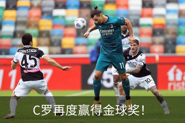C罗再度赢得金球奖！